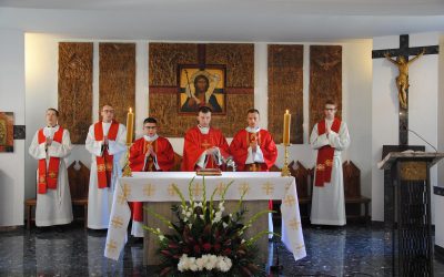 Msza prymicyjna w seminarium